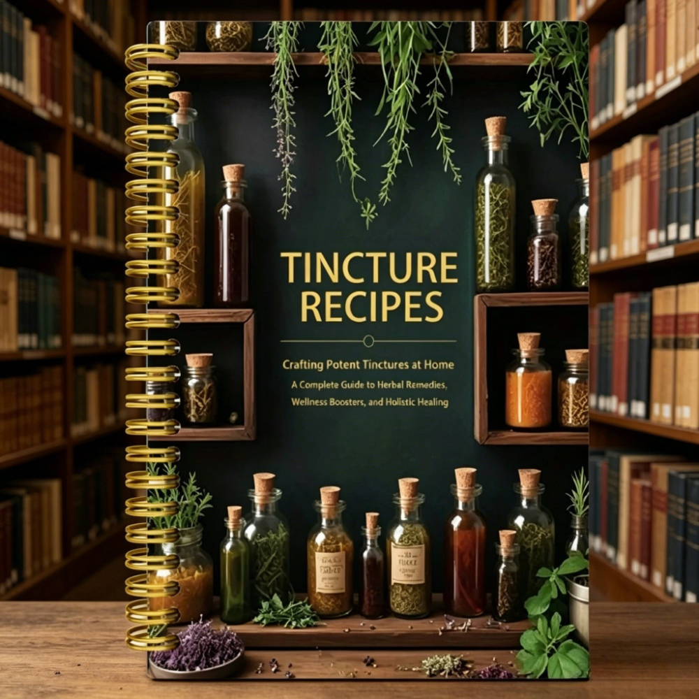 Herbal Wellness Tincture - Tincture Recipes Book Crafting Potent Tinctures