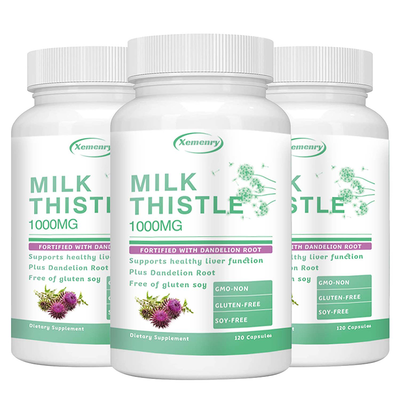 Milk Thistle Capsules 1000mg - - مراجعة Milk Thistle Silymarin وسعره