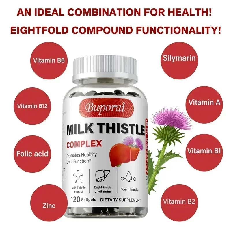 Milk Thistle Capsules - for Ki - مراجعة Milk Thistle Silymarin وسعره