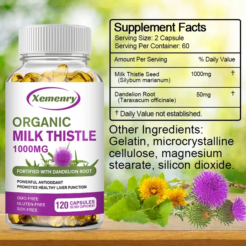Milk Thistle Capsules 1000 Mg  - مراجعة Milk Thistle Silymarin وسعره