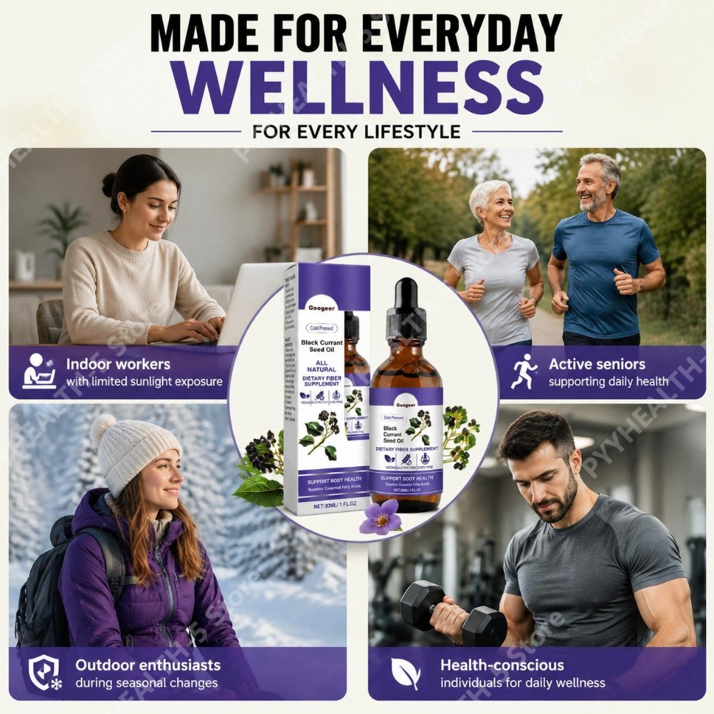 Black Currant Seed Oil Drops 3 - مراجعة Wellness Herbal Medicine وسعره