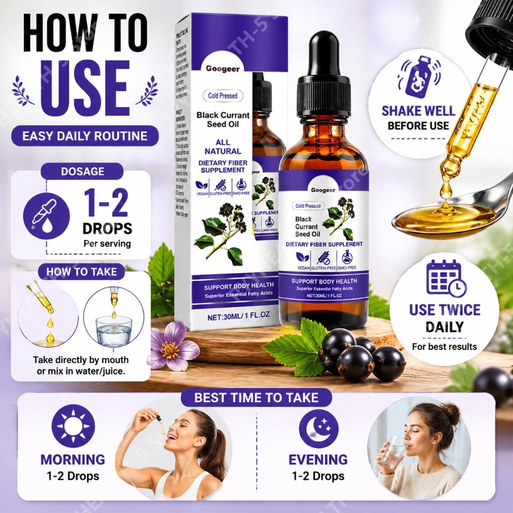 Black Currant Seed Oil Drops 3 - مراجعة Wellness Herbal Medicine وسعره