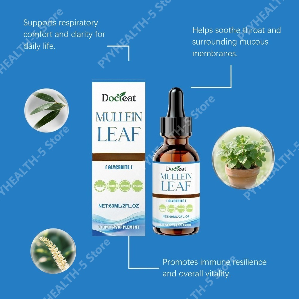 Docteat Mullein Leaf Tincture  - مراجعة Herbal Wellness Tincture وسعره