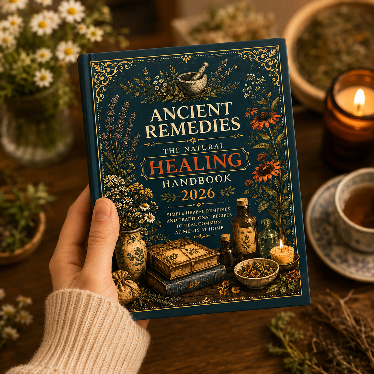 Ancient Remedies Healing Handb - مراجعة Wellness Herbal Medicine وسعره