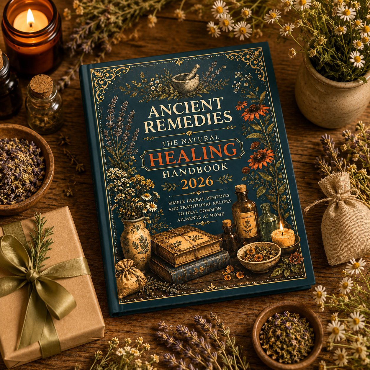 Ancient Remedies Healing Handb - مراجعة Wellness Herbal Medicine وسعره
