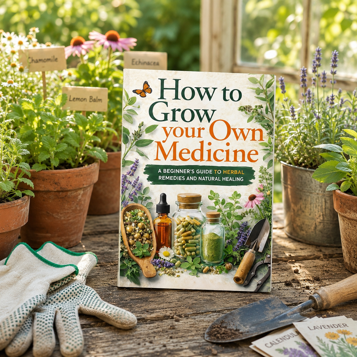 Grow Your Own Medicinal Herbs, - مراجعة Wellness Herbal Medicine وسعره