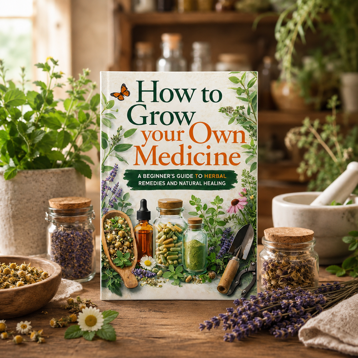 Grow Your Own Medicinal Herbs, - مراجعة Wellness Herbal Medicine وسعره