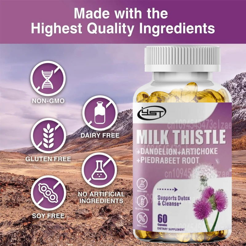 Milk Thistle Supplement Contai - مراجعة Milk Thistle Silymarin وسعره