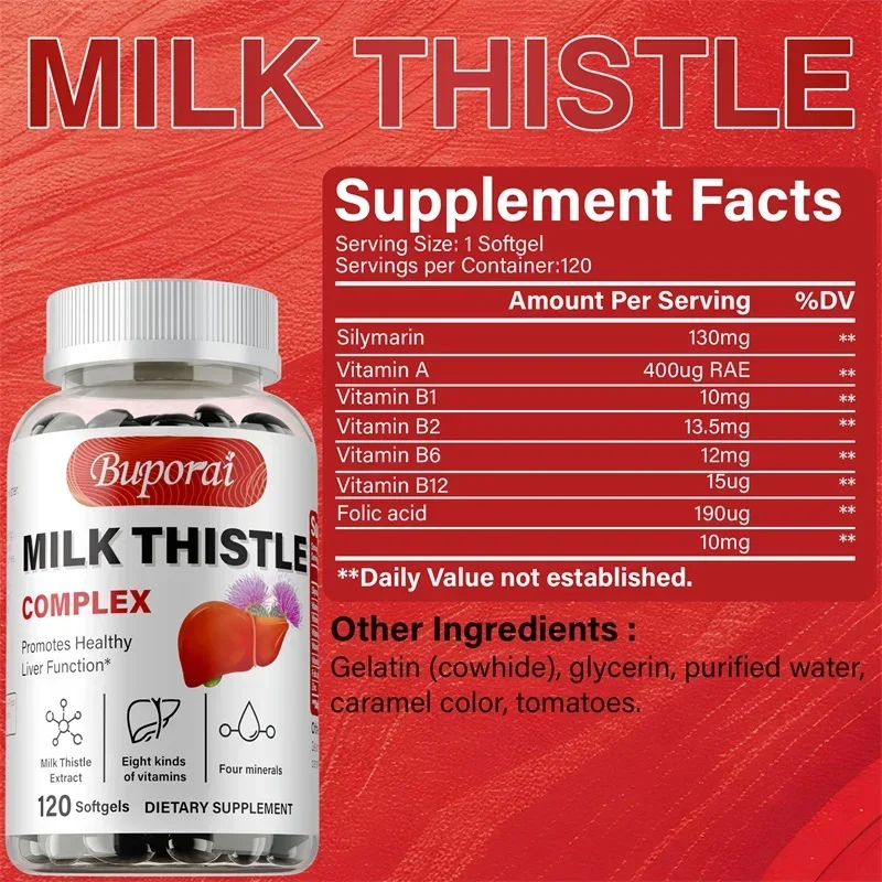 Milk Thistle Capsules - for Li - مراجعة Milk Thistle Silymarin وسعره